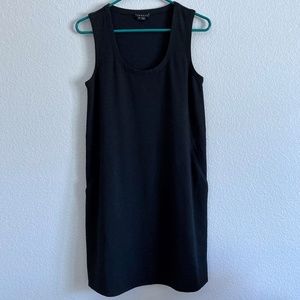 Theory Black Sleeveless Shift Dress Size S/P